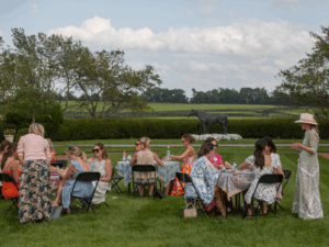 Mahjong Night at Lane's End Farm
